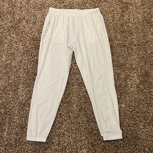 Lululemon White Surge Joggers size Large